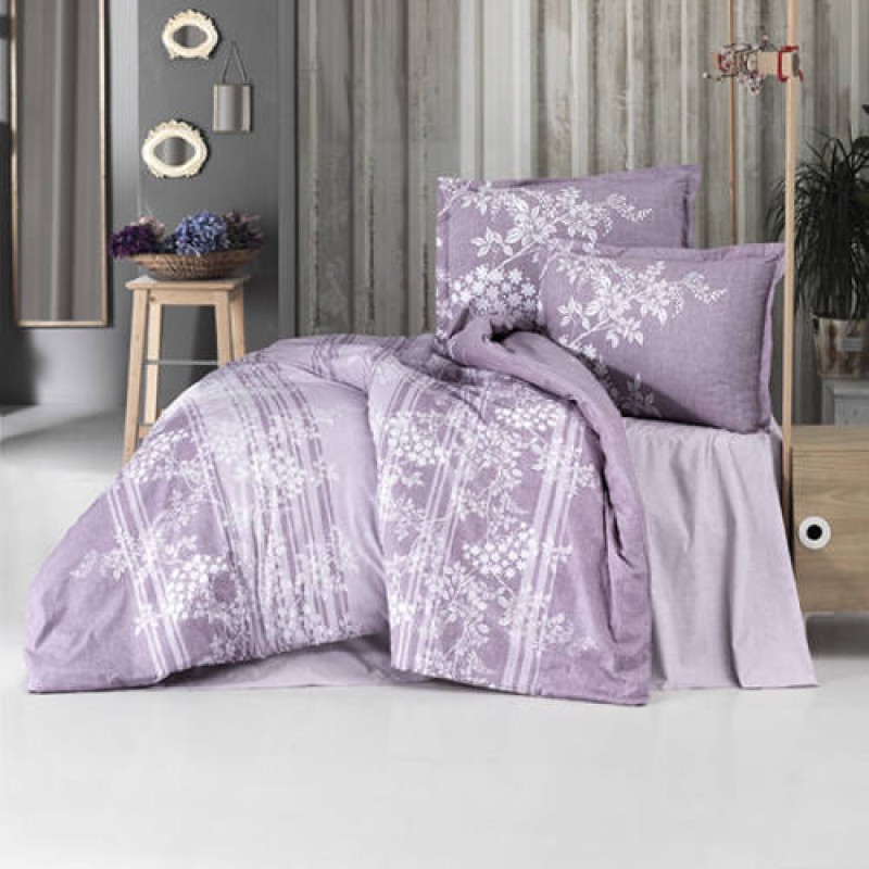 Lenjerie de pat ranforce Clasy king size (BOVA V2)